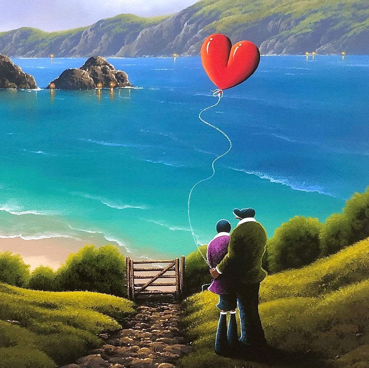 Gazing Out - Original - SOLD by artist David Renshaw - Wyecliffe Galleries