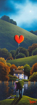 Glimpse Of Us - Original - SOLD by artist David Renshaw - Wyecliffe Galleries