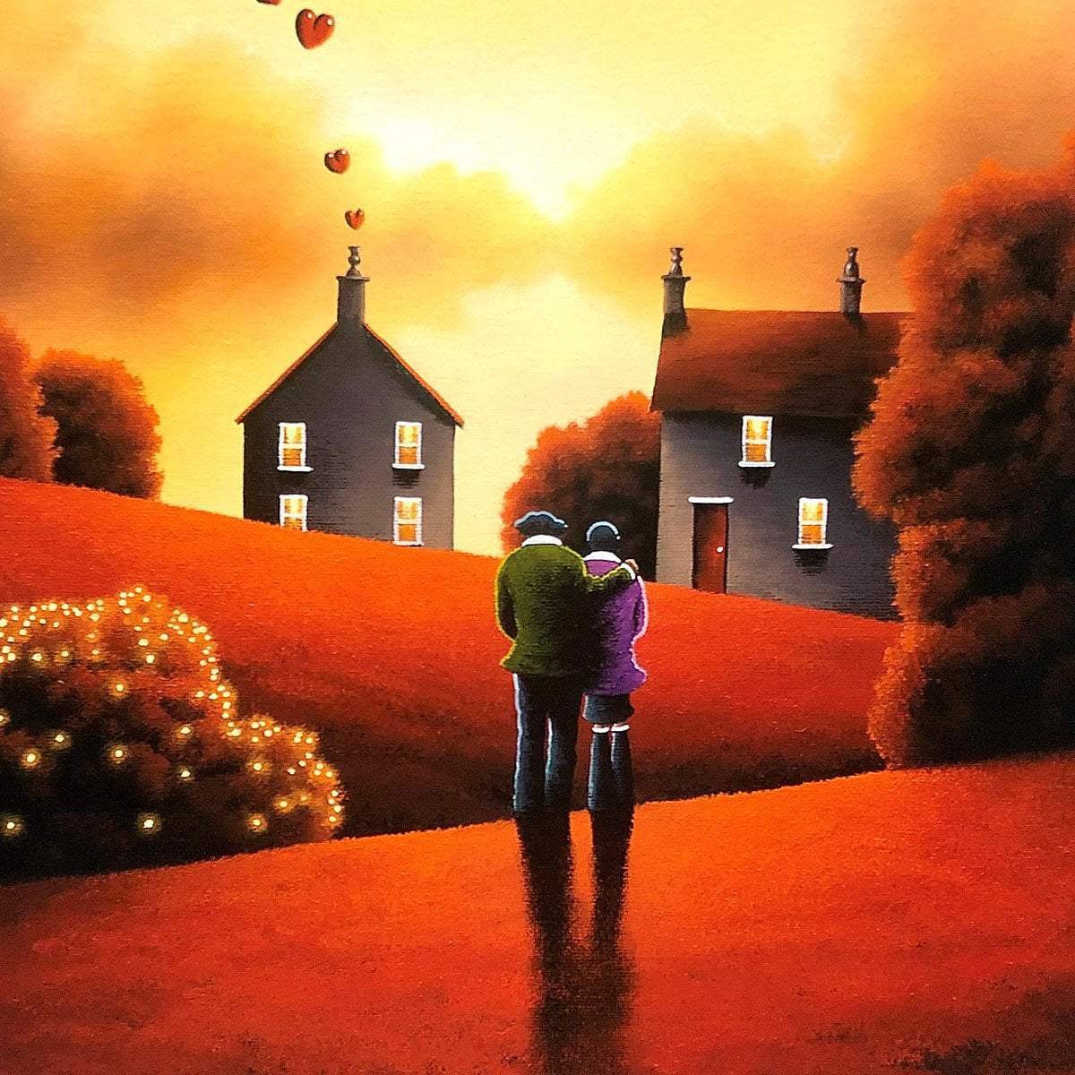 Glow of Love - Original - SOLD by artist David Renshaw - Wyecliffe Galleries