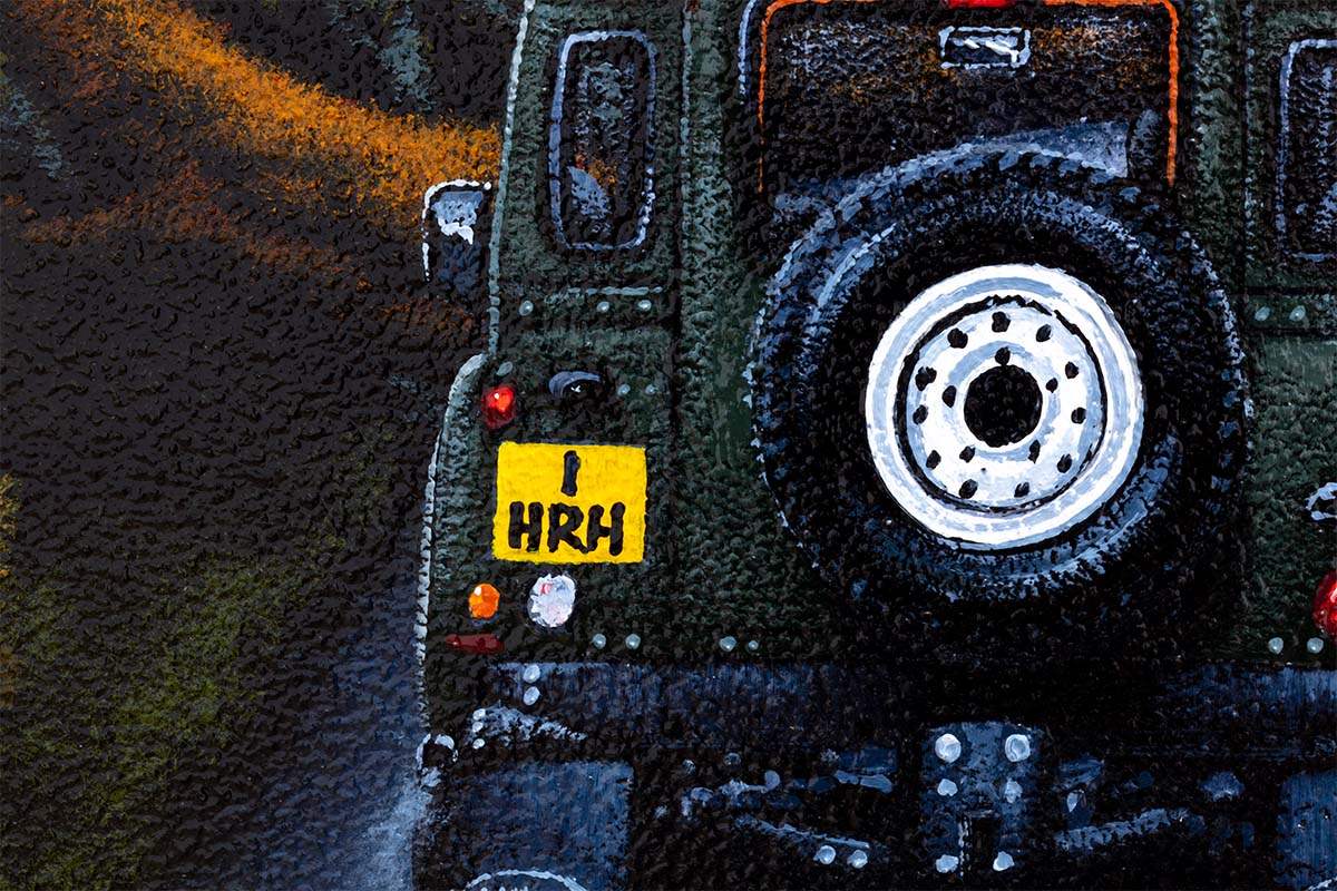 God bless you Ma'am! - Original - SOLD by artist David Renshaw - Wyecliffe Galleries