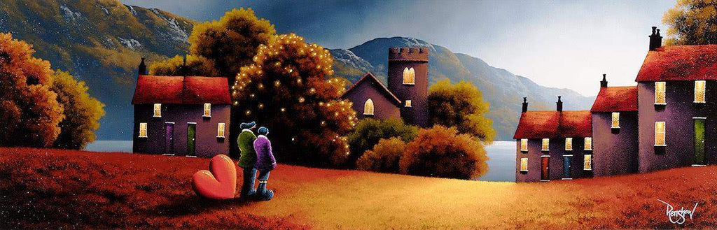 Golden Glow - SOLD by artist David Renshaw - Wyecliffe Galleries