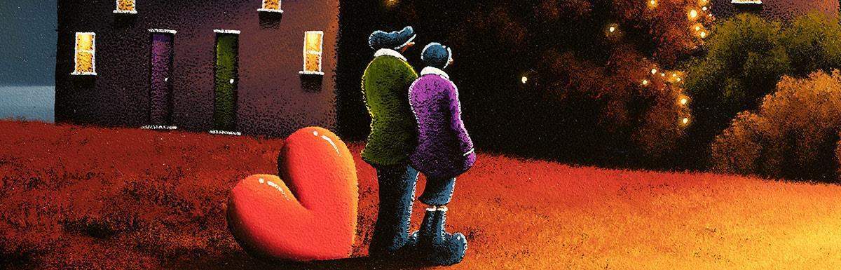 Golden Glow - SOLD by artist David Renshaw - Wyecliffe Galleries