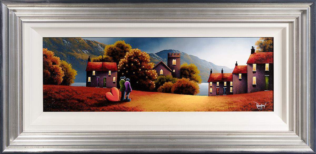Golden Glow - SOLD by artist David Renshaw - Wyecliffe Galleries