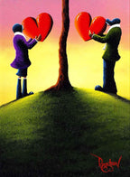 Growing Together - SOLD by artist David Renshaw - Wyecliffe Galleries