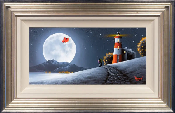 Love and Sharing - Original Northern Romance Painting by David Renshaw ...