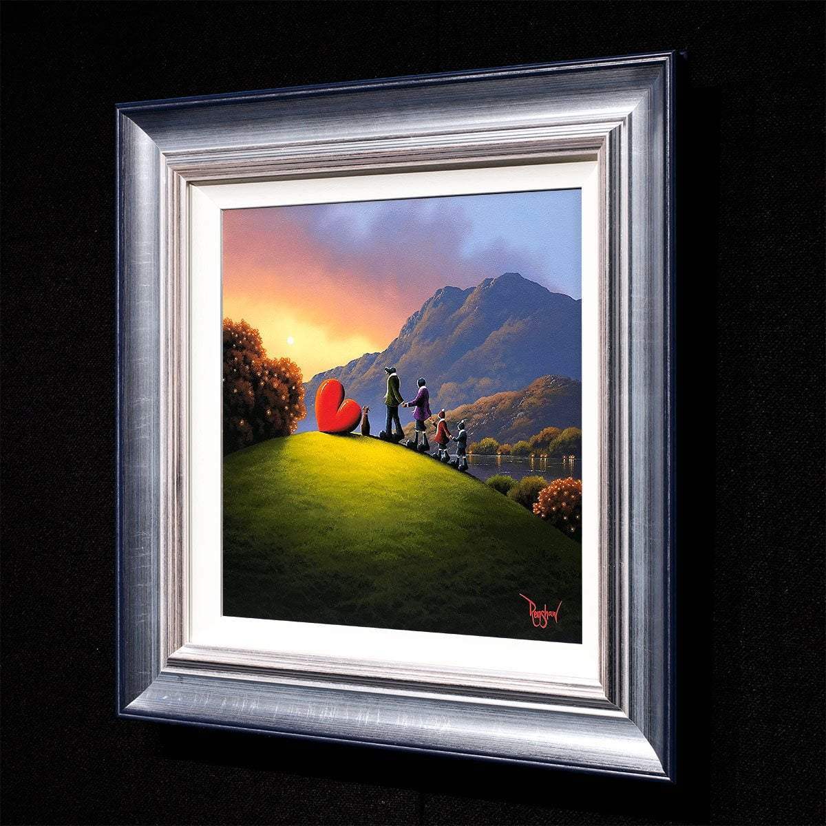 Hand in Hand - Edition - SOLD by artist David Renshaw - Wyecliffe Galleries
