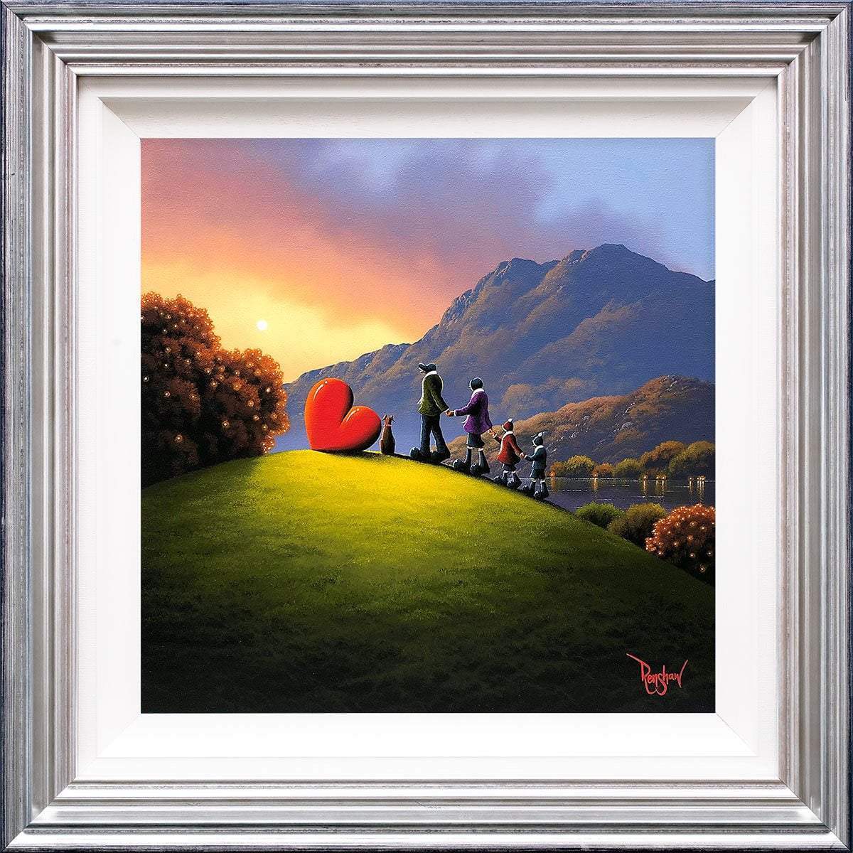 Hand In Hand - Original - SOLD by artist David Renshaw - Wyecliffe Galleries