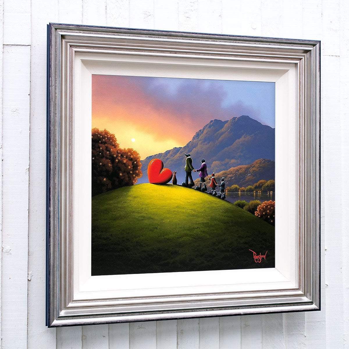 Hand In Hand - Original - SOLD by artist David Renshaw - Wyecliffe Galleries