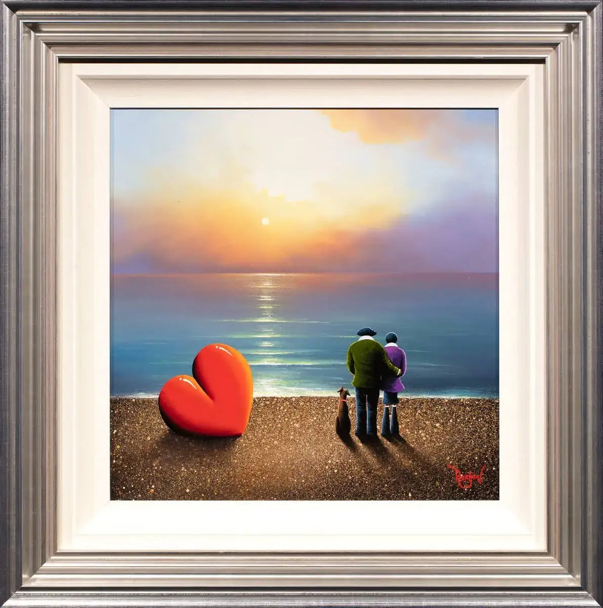 Happiness Is... - Original - SOLD by artist David Renshaw - Wyecliffe Galleries