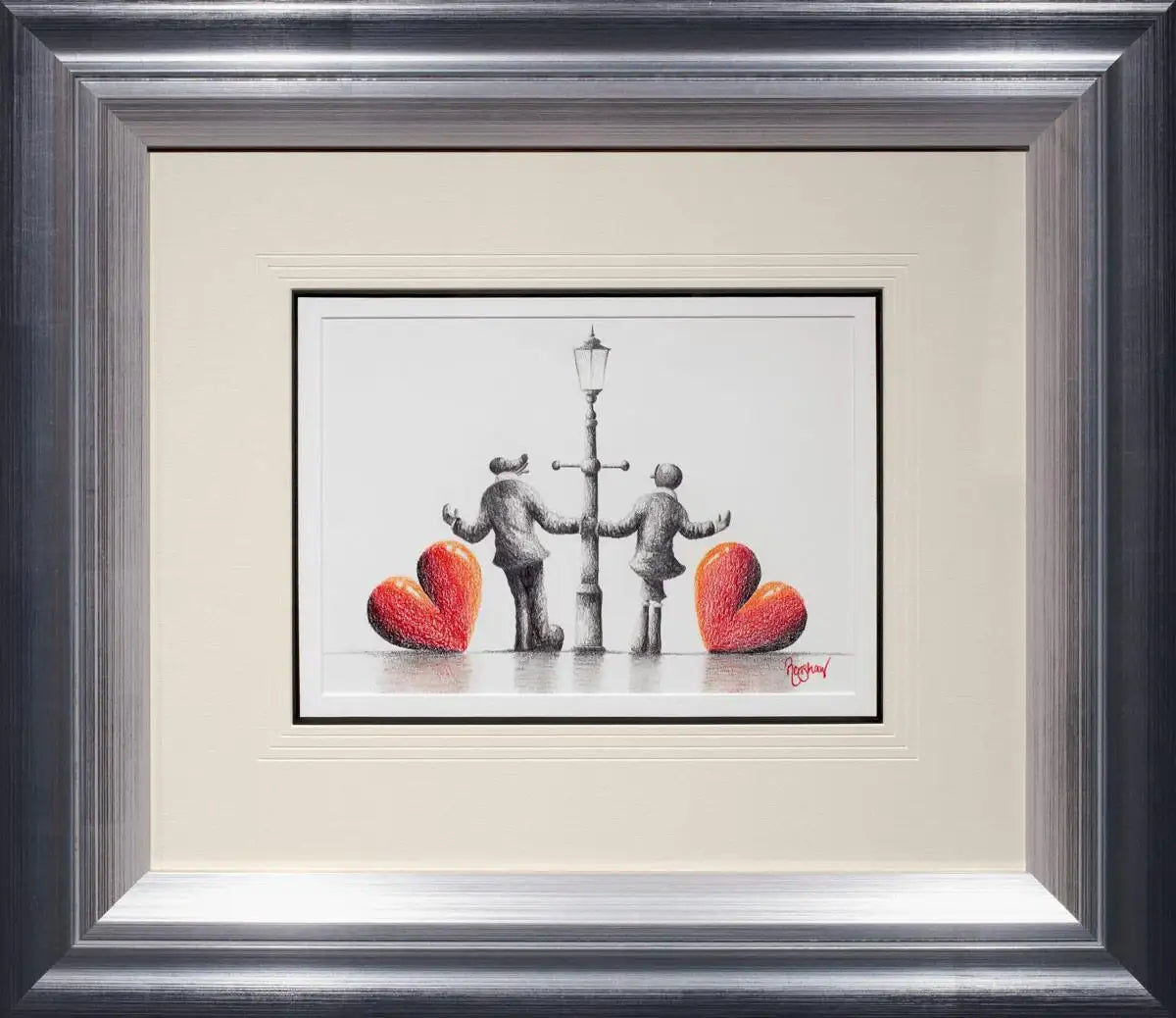 Harmony - Original Sketch - SOLD by artist David Renshaw - Wyecliffe Galleries