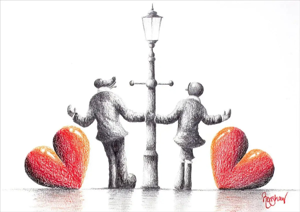 Harmony - Original Sketch - SOLD by artist David Renshaw - Wyecliffe Galleries