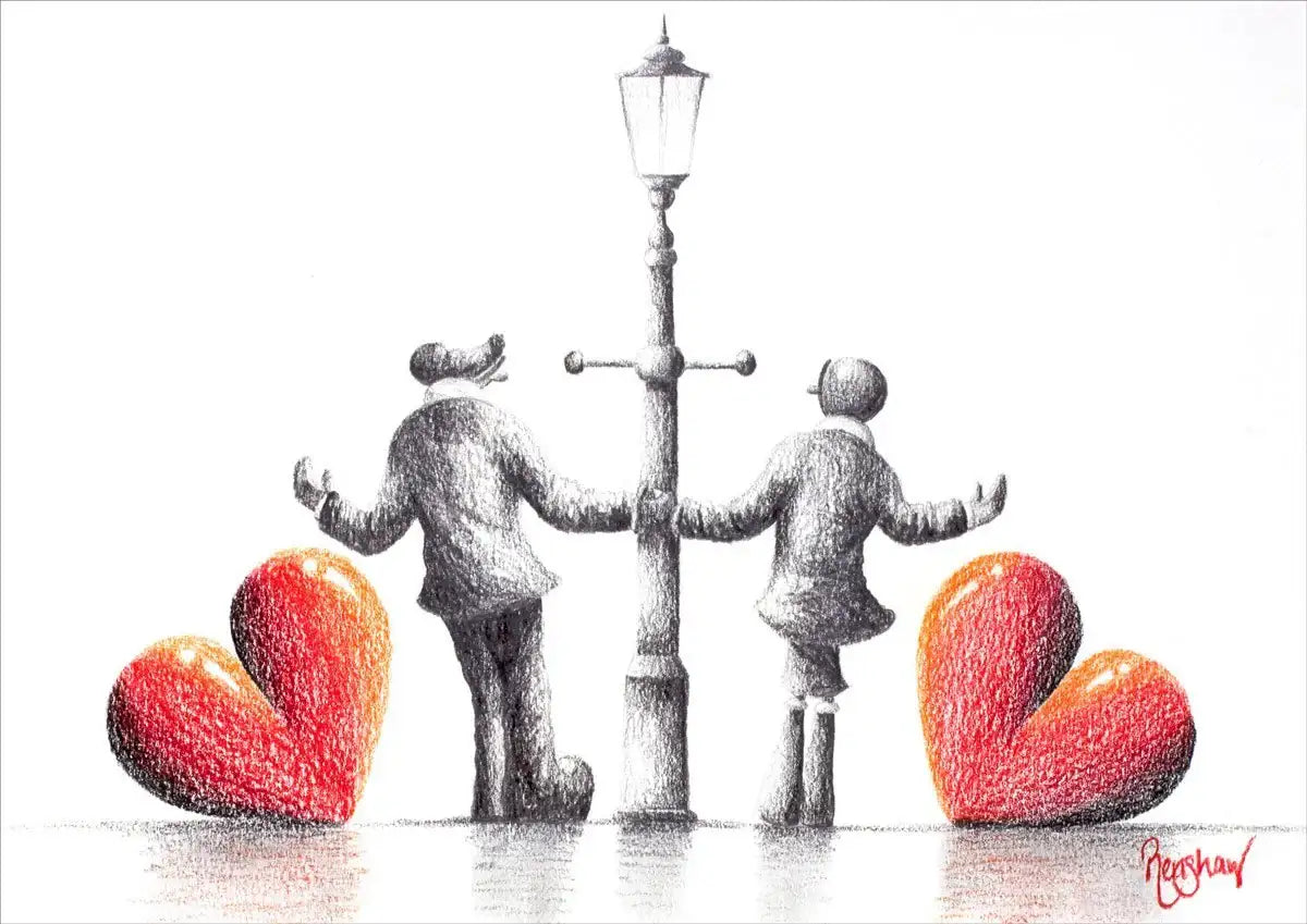 Harmony - Original Sketch - SOLD by artist David Renshaw - Wyecliffe Galleries