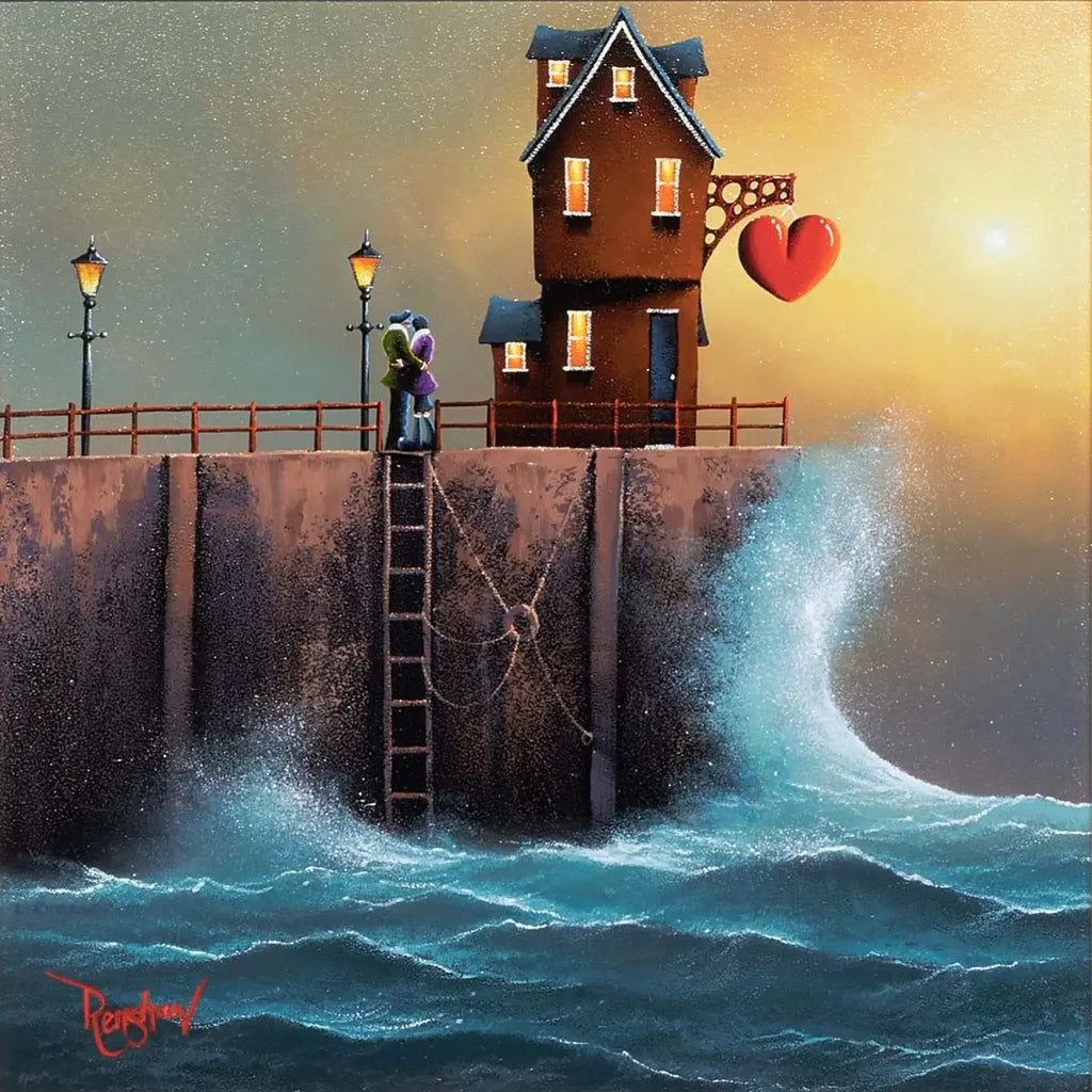 Haven Bay - SOLD by artist David Renshaw - Wyecliffe Galleries