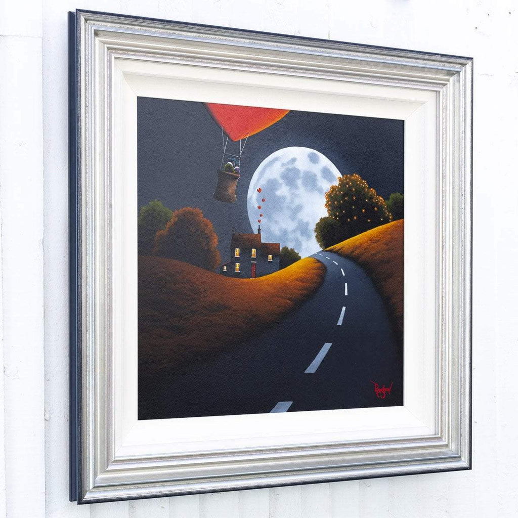 Heading to the Moon - Original - SOLD by artist David Renshaw - Wyecliffe Galleries