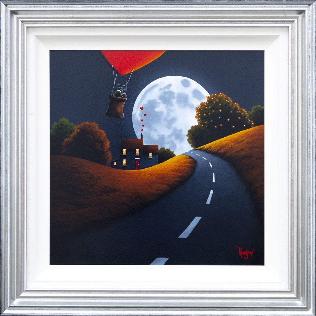 Heading to the Moon - Original - SOLD by artist David Renshaw - Wyecliffe Galleries