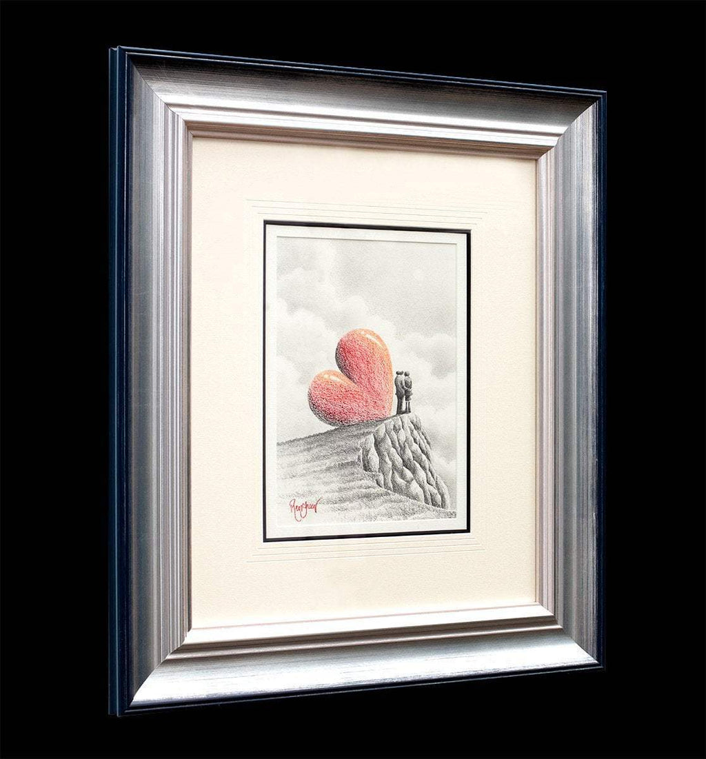 Heads In The Clouds - Original Sketch - SOLD by artist David Renshaw - Wyecliffe Galleries