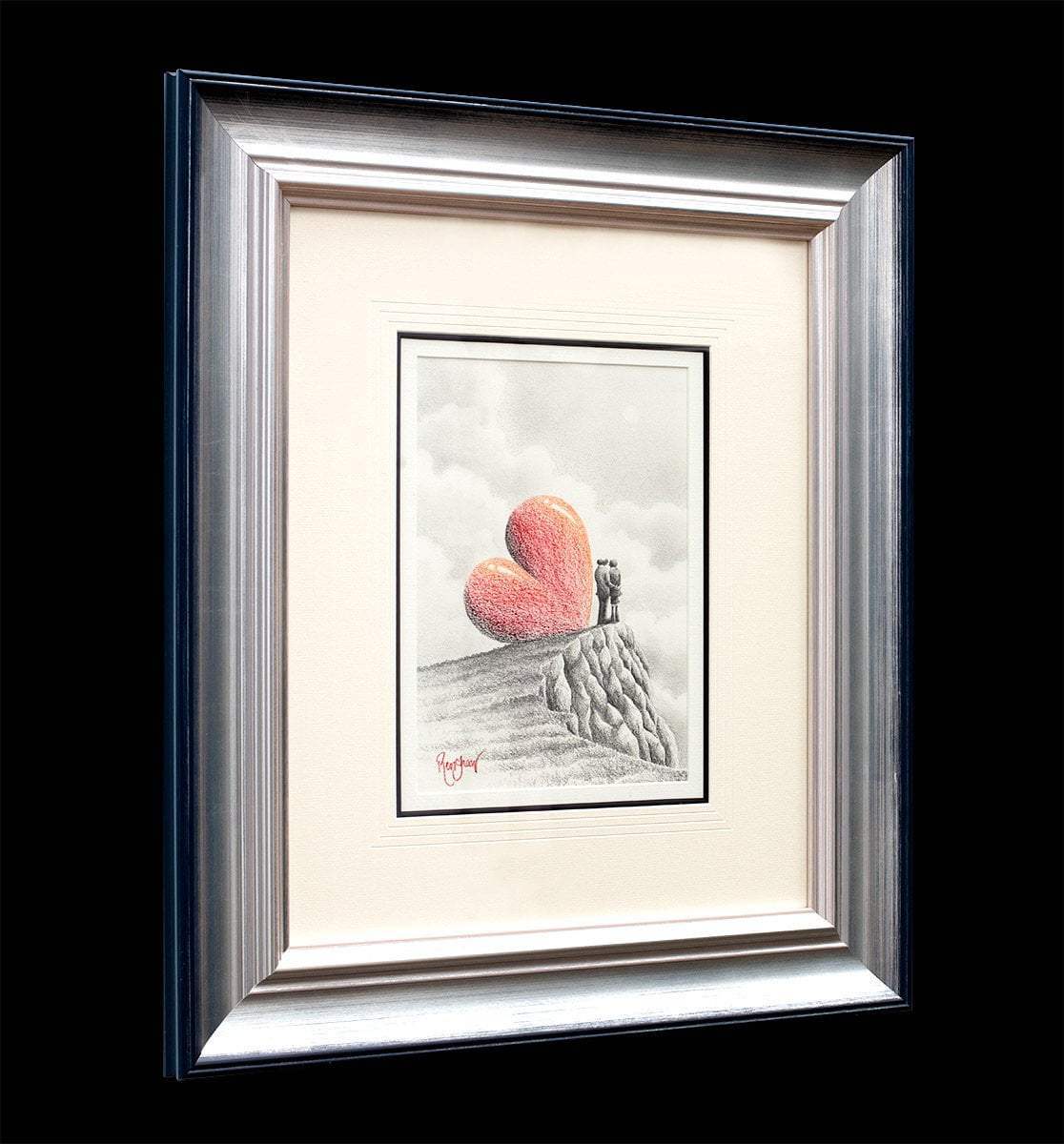 Heads In The Clouds - Original Sketch - SOLD by artist David Renshaw - Wyecliffe Galleries