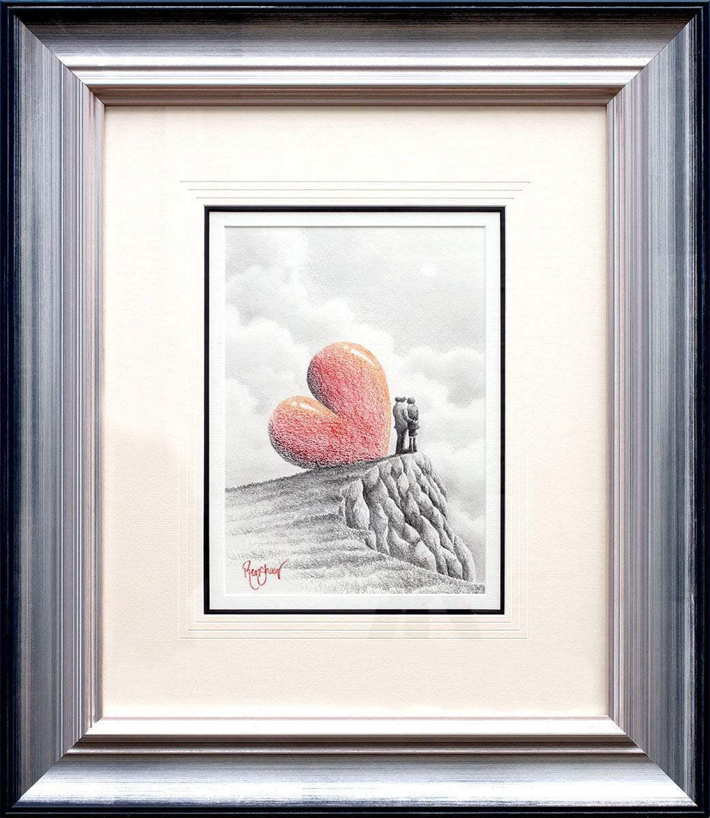 Heads In The Clouds - Original Sketch - SOLD by artist David Renshaw - Wyecliffe Galleries