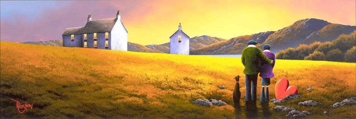 Heart Of Gold - Original - SOLD by artist David Renshaw - Wyecliffe Galleries