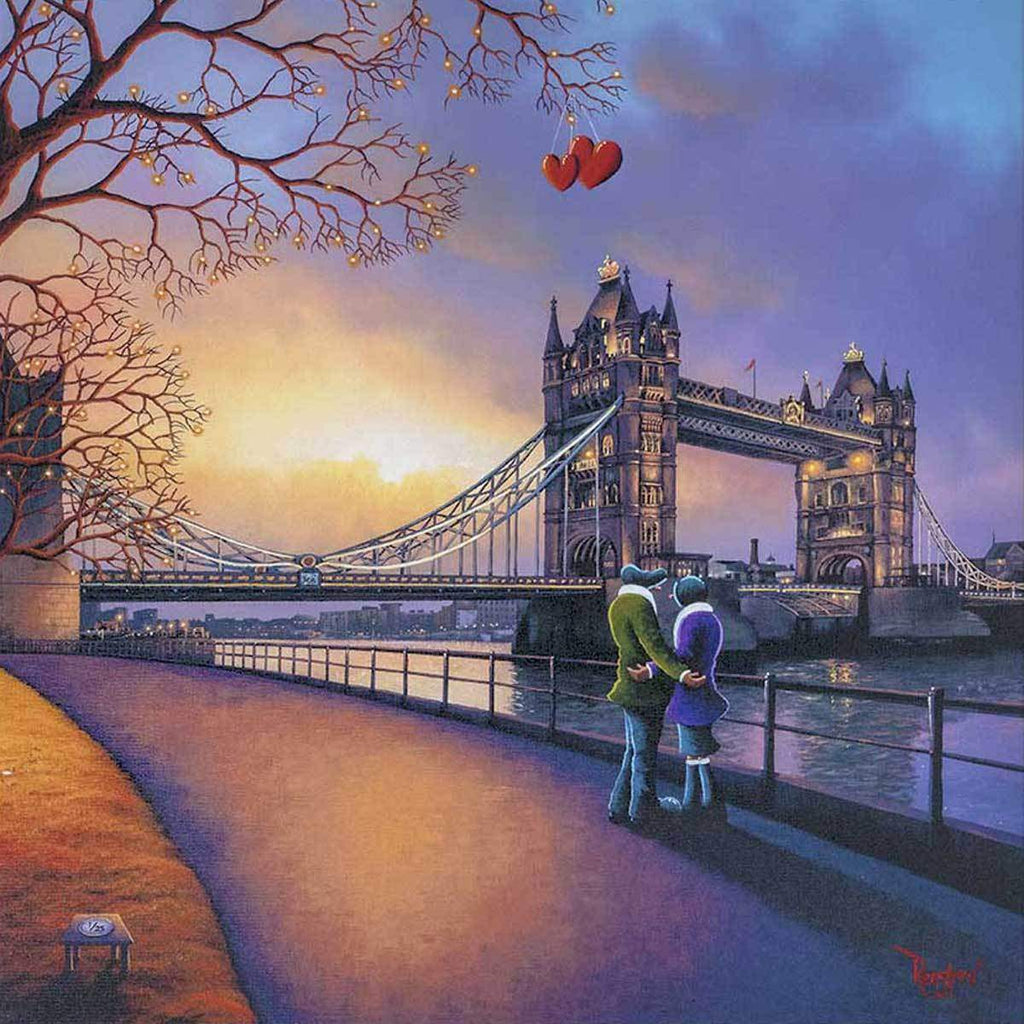Heart of London - Edition - SOLD by artist David Renshaw - Wyecliffe Galleries
