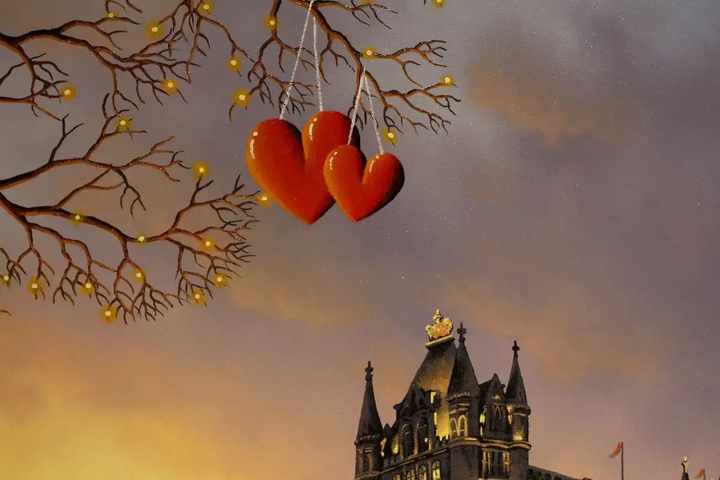 Heart of London - ORIGINAL - SOLD by artist David Renshaw - Wyecliffe Galleries