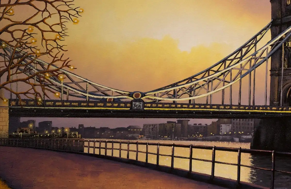 Heart of London - ORIGINAL - SOLD by artist David Renshaw - Wyecliffe Galleries