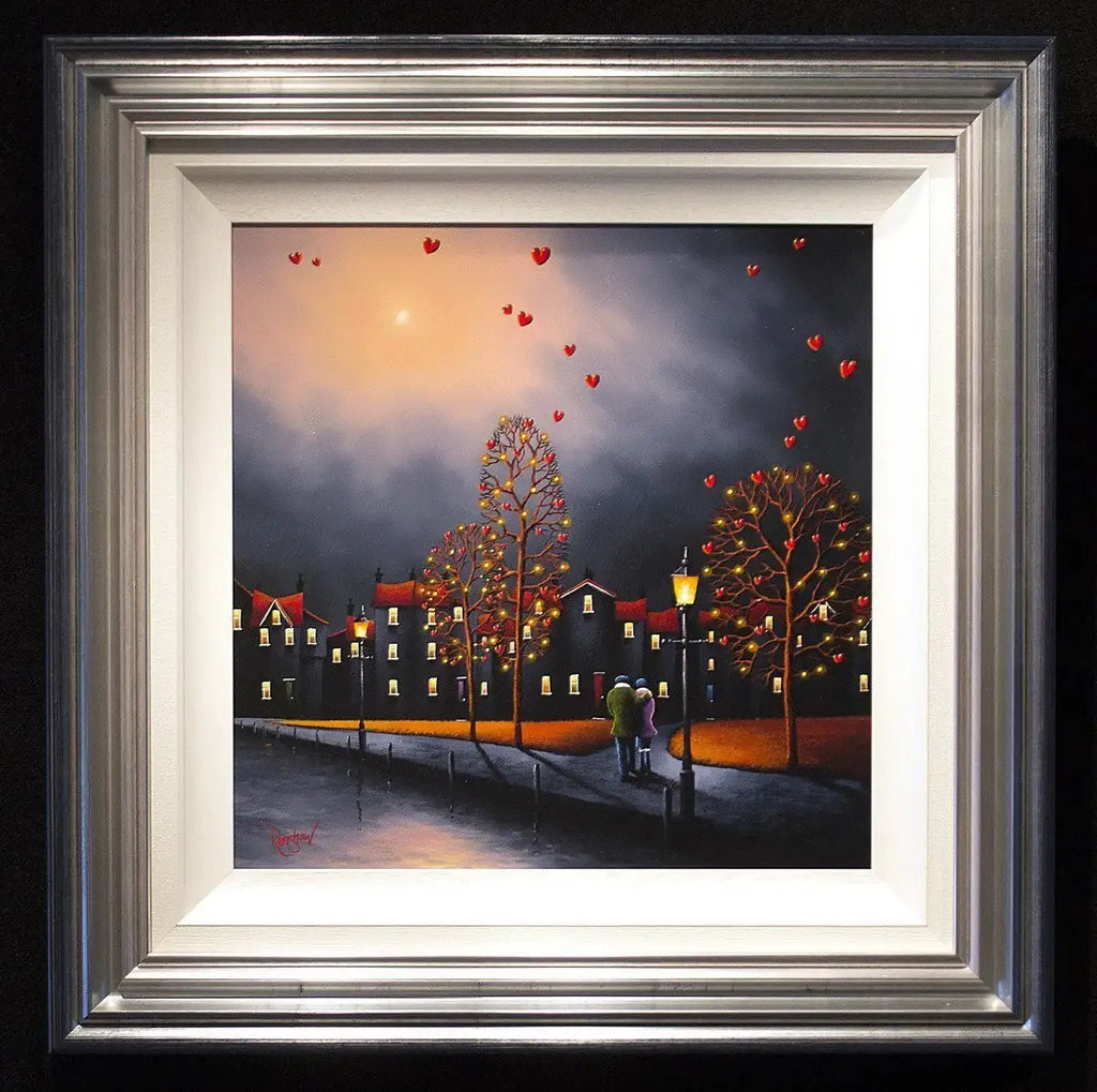 Heart Shaped Blossom - SOLD by artist David Renshaw - Wyecliffe Galleries