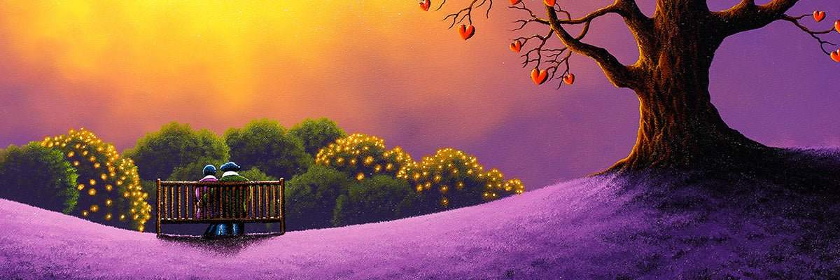 Heartfelt Love - Original SOLD by artist David Renshaw - Wyecliffe Galleries