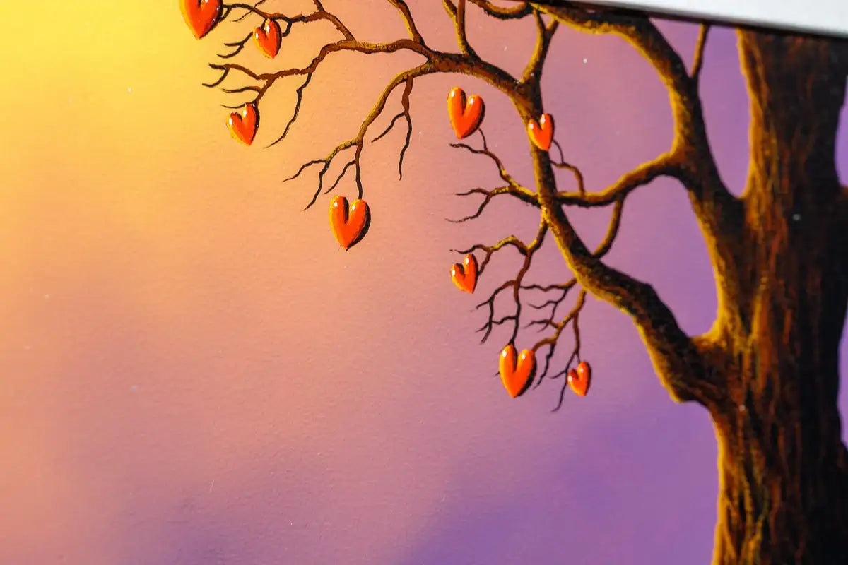 Heartfelt Love - Original SOLD by artist David Renshaw - Wyecliffe Galleries