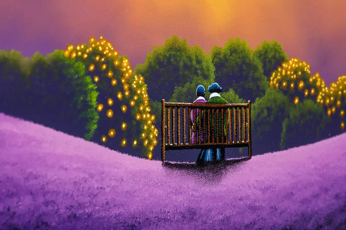 Heartfelt Love - Original SOLD by artist David Renshaw - Wyecliffe Galleries