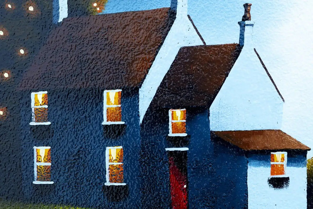 Hearth Full of Love - Original - SOLD by artist David Renshaw - Wyecliffe Galleries