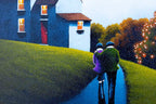 Hearth Full of Love - Original - SOLD by artist David Renshaw - Wyecliffe Galleries