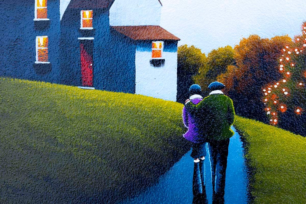 Hearth Full of Love - Original - SOLD by artist David Renshaw - Wyecliffe Galleries