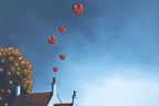 Hearth Full of Love - Original - SOLD by artist David Renshaw - Wyecliffe Galleries