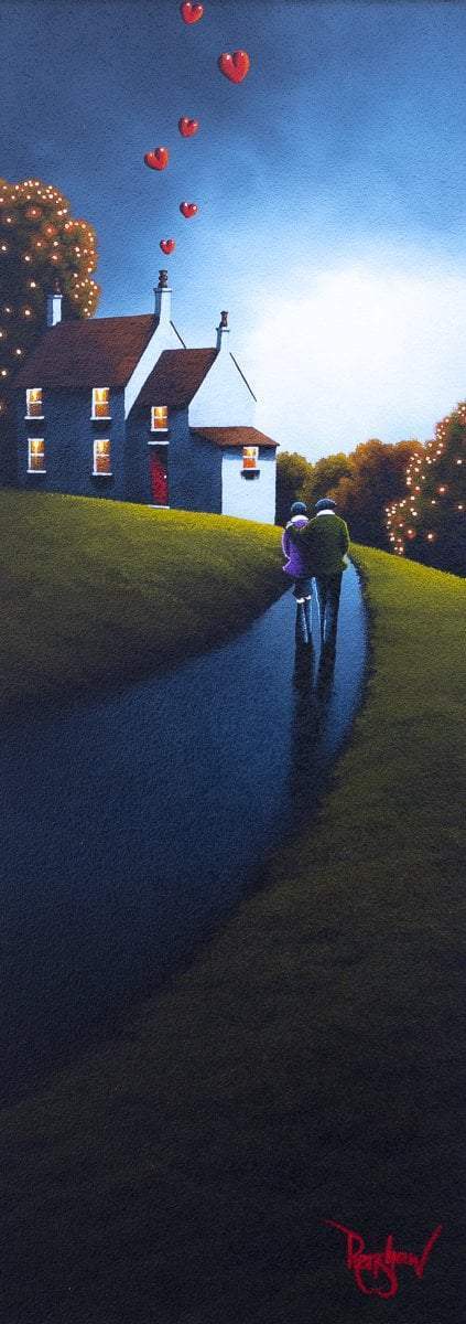 Hearth Full of Love - Original - SOLD by artist David Renshaw - Wyecliffe Galleries
