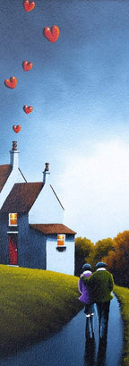 Hearth Full of Love - Original - SOLD by artist David Renshaw - Wyecliffe Galleries
