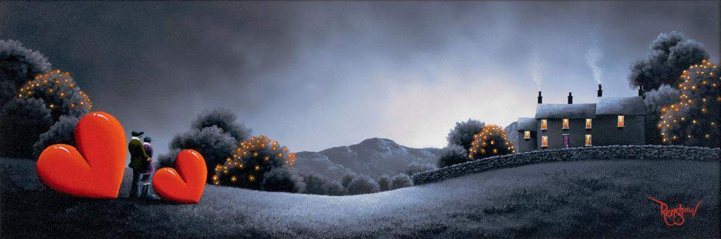 Hearts and Hearth - Original - SOLD by artist David Renshaw - Wyecliffe Galleries