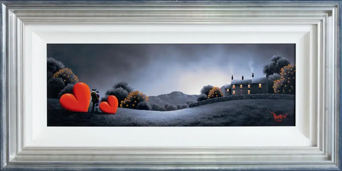 Hearts and Hearth - Original - SOLD by artist David Renshaw - Wyecliffe Galleries