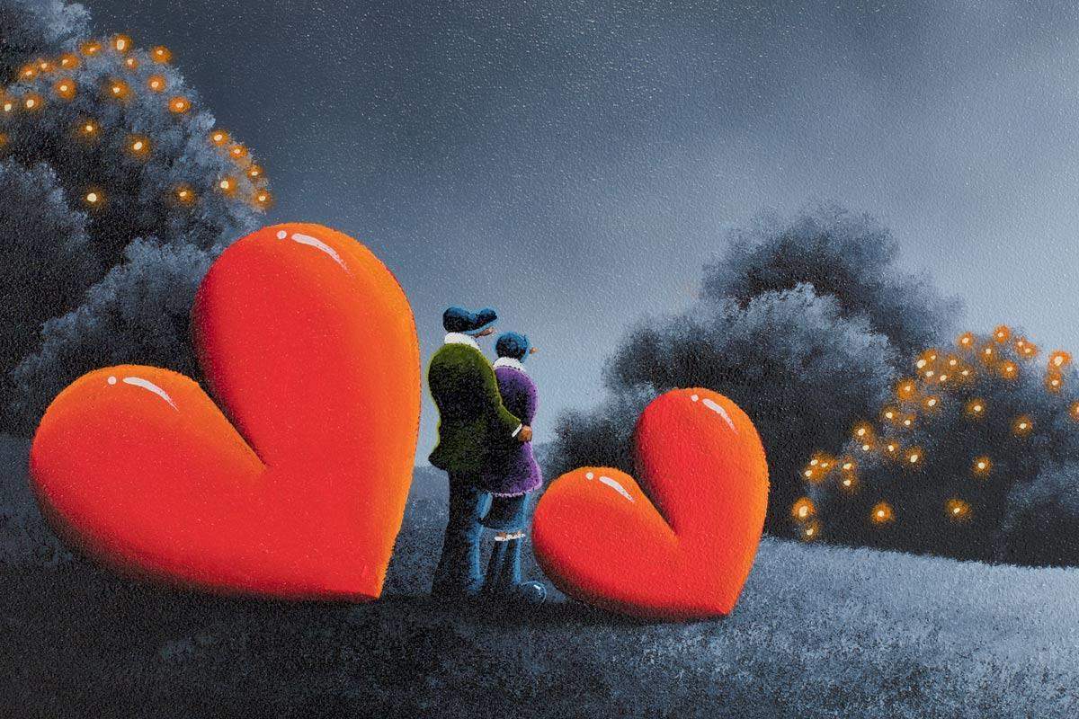 Hearts and Hearth - Original - SOLD by artist David Renshaw - Wyecliffe Galleries