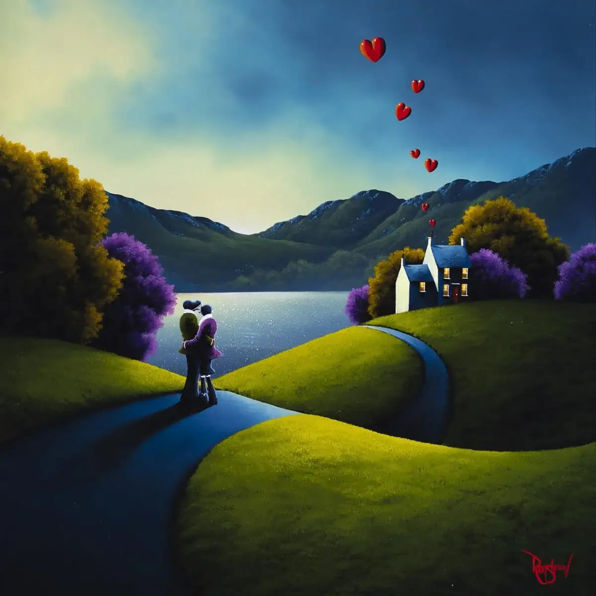 Heartwarming - Original - SOLD by artist David Renshaw - Wyecliffe Galleries