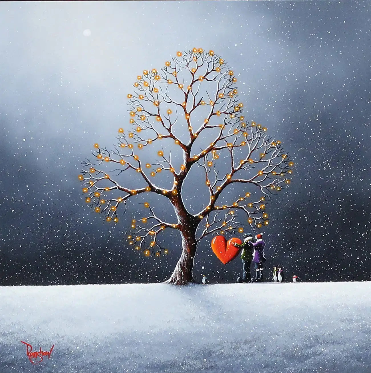 Heartwarming - SOLD by artist David Renshaw - Wyecliffe Galleries