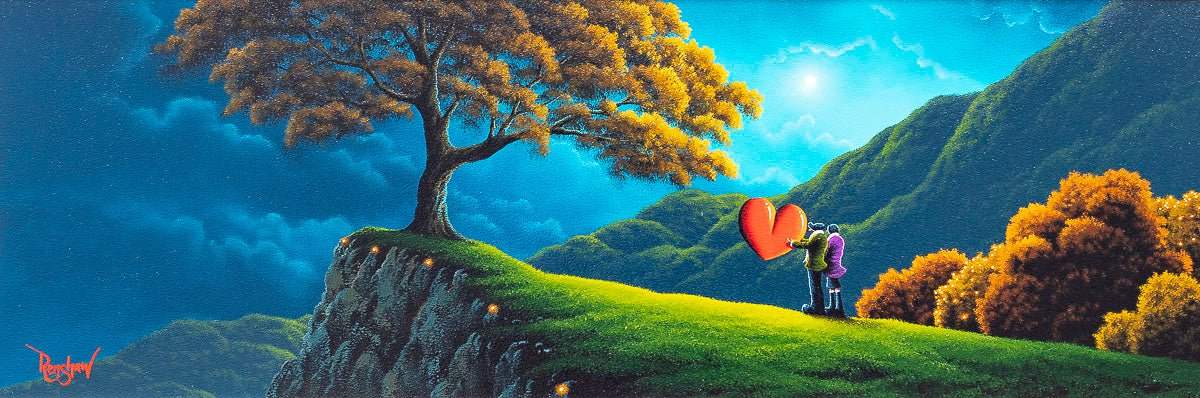 Held With Love - Original - SOLD by artist David Renshaw - Wyecliffe Galleries