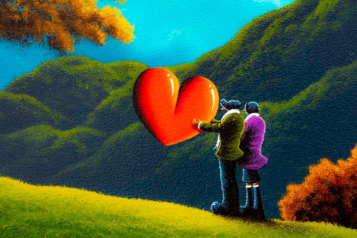 Held With Love - Original - SOLD by artist David Renshaw - Wyecliffe Galleries