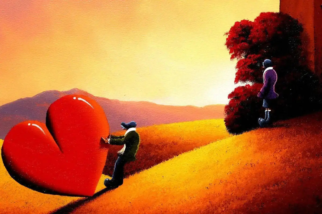 Helping Hand - SOLD by artist David Renshaw - Wyecliffe Galleries