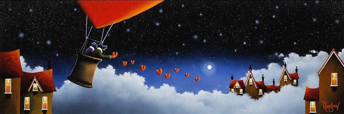 High in the Sky - SOLD by artist David Renshaw - Wyecliffe Galleries