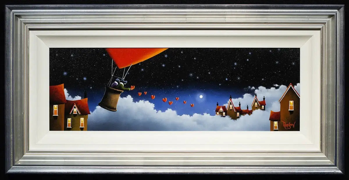 High in the Sky - SOLD by artist David Renshaw - Wyecliffe Galleries