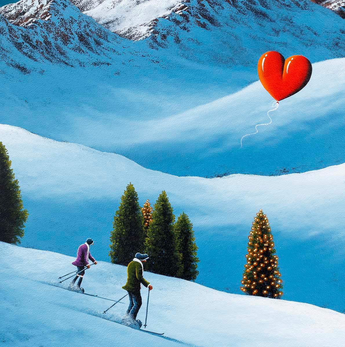 High On Your Love - Original - SOLD by artist David Renshaw - Wyecliffe Galleries