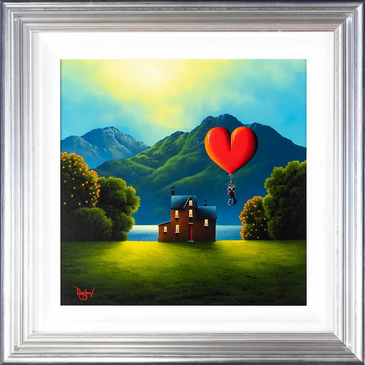 Higher and Higher - Original - SOLD by artist David Renshaw - Wyecliffe Galleries