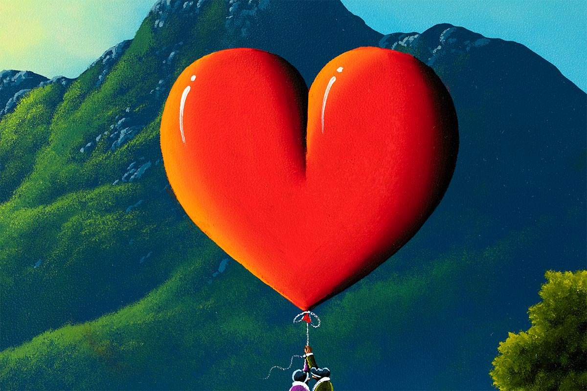 Higher and Higher - Original - SOLD by artist David Renshaw - Wyecliffe Galleries