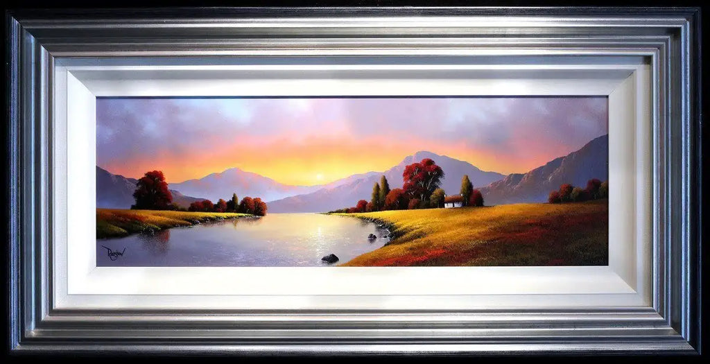 Highland Skies - SOLD by artist David Renshaw - Wyecliffe Galleries